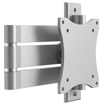 Neomounts FPMA-W830/Držák displeje/na stěnu/10-27"/sklopný/3 čepy/VESA 100X100/nosn. 12kg/stříbrný