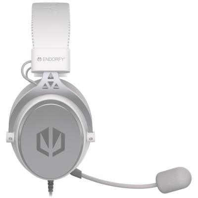 Endorfy headset VIRO OWH / drátový / s odnímatelným mikrofonem / 3,5mm jack / bílý