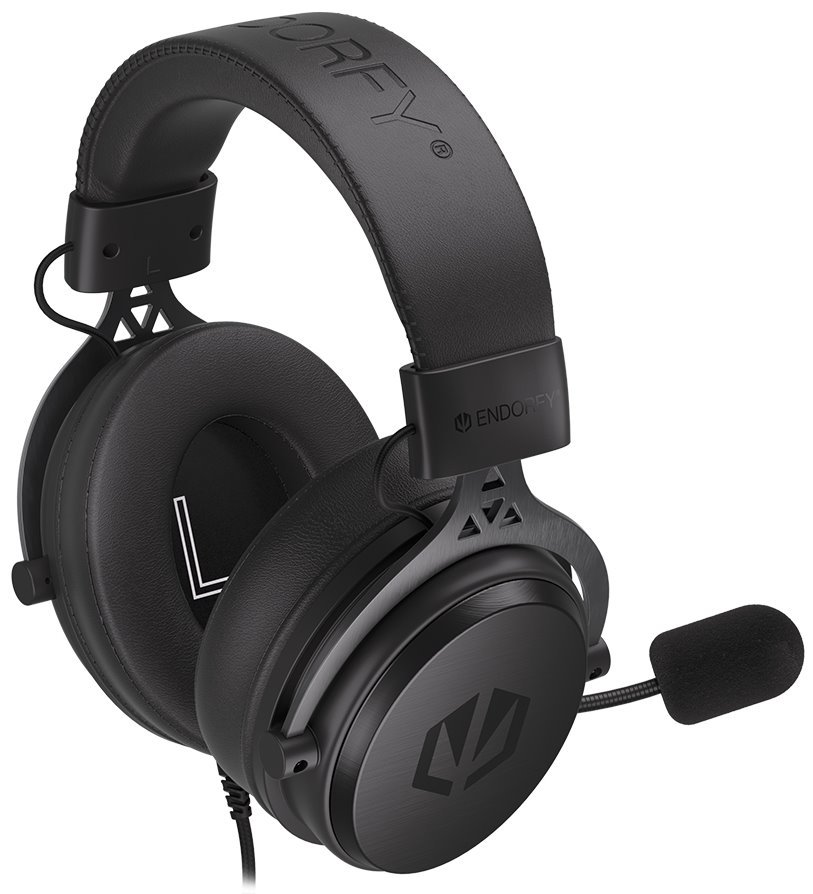 Endorfy headset VIRO Plus USB / drátový / s odnímatelným mikrofonem / USB / černý