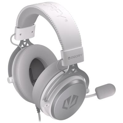 Endorfy headset VIRO Plus USB OWH / drátový / s odnímatelným mikrofonem / USB / bílý