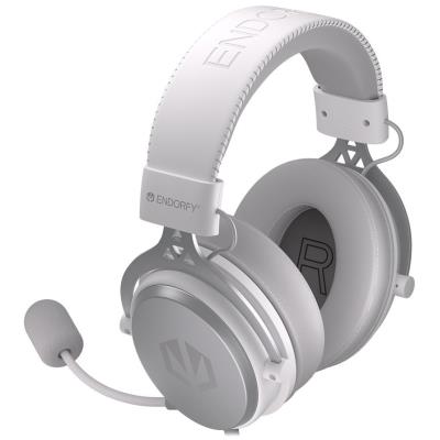 Endorfy headset VIRO Plus USB OWH / drátový / s odnímatelným mikrofonem / USB / bílý