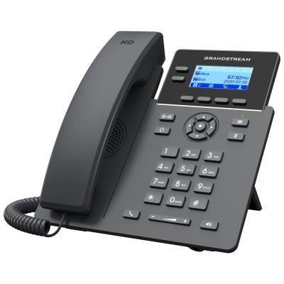 Grandstream GRP2602 VoIP telefon, 4x SIP, grafický podsvícený 2,21" displej, 2x 10/100 Mbps RJ45