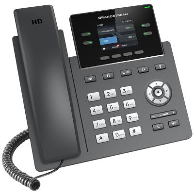 Grandstream GRP2612G VoIP telefon, 2x SIP, barevný podsvícený 2,4" displej, 2x Gbps RJ45,