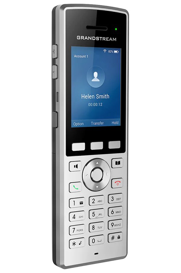 Grandstream WP822 SIP WiFI telefon, 2x SIP, barevný 2,4" displej, WiFi