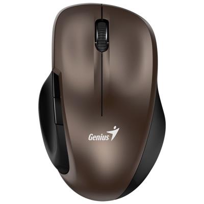 GENIUS Ergo 8200S Chocolate/ 1200 dpi/ bezdrátová/ 5tlačítek/ tichá/ BlueEye senzor/ čokoládová