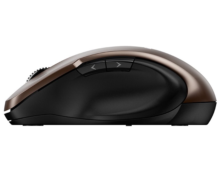 GENIUS Ergo 8200S Chocolate/ 1200 dpi/ bezdrátová/ 5tlačítek/ tichá/ BlueEye senzor/ čokoládová