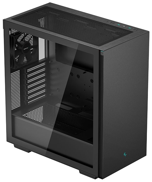 POŠKOZENÝ OBAL - DEEPCOOL skříň CH510 / E-ATX / 120 mm fan / 2xUSB 3.0 / tvrzené sklo / černá  