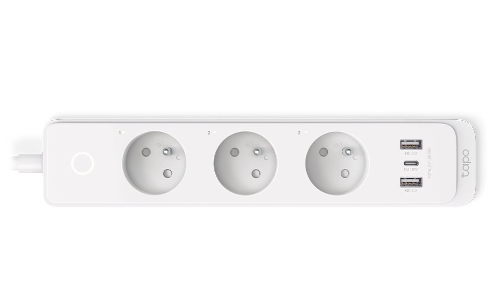 TP-Link Tapo P300 Smart Wi-Fi napájecí prodlužovačka, 3x zásuvka
