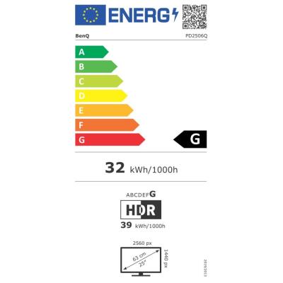 BENQ 25" LED PD2506Q/ 2560x1440/ IPS panel/ 1000:1/ 5ms/ HDMI/ DP/ USB/ repro/ černý