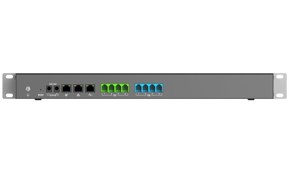 Grandstream UCM6304 VoIP pobočková ústředna, 4x FXS, 4x FXO, 2x USB