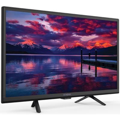 STRONG LED TV 24"/ SRT24HE4023/ HD Ready/ 1366x768/ DVB-T2/C/S2/ H.265/HEVC/ 2x HDMI/ USB/ 12V/ černá/ F