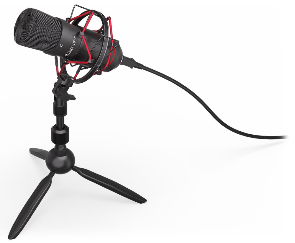 Endorfy mikrofon Solum T / stojánek / pop-up filtr / 3,5mm jack / USB-C