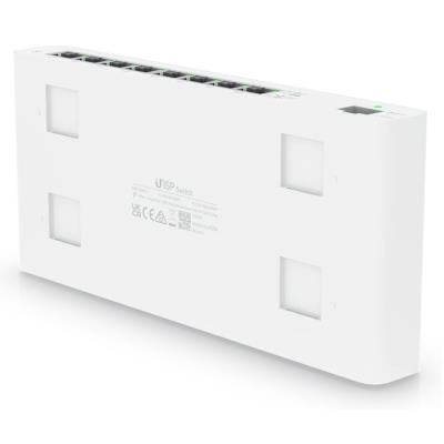 POUŽITÉ - ROZBALENÉ - Ubiquiti UISP Switch - 8x Gbit RJ45 port, 1x SFP port, 8x PoE Out 27V, fanless - Výprodej