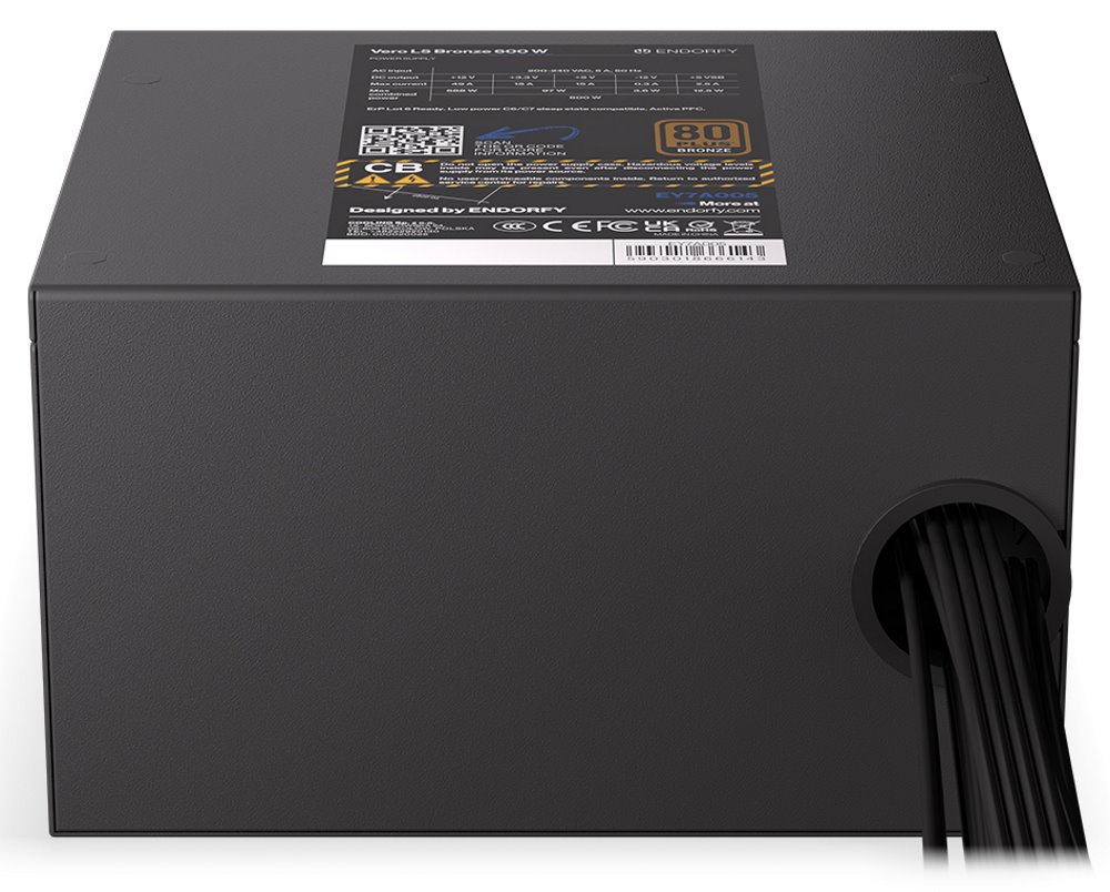 Endorfy zdroj Vero L5 Bronze 600W / ATX / 120mm / 80 Plus Bronze