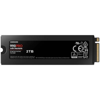 SAMSUNG 990 PRO 2TB Heatsink SSD / M.2 2280 / PCIe 4.0 4x NVMe / Interní