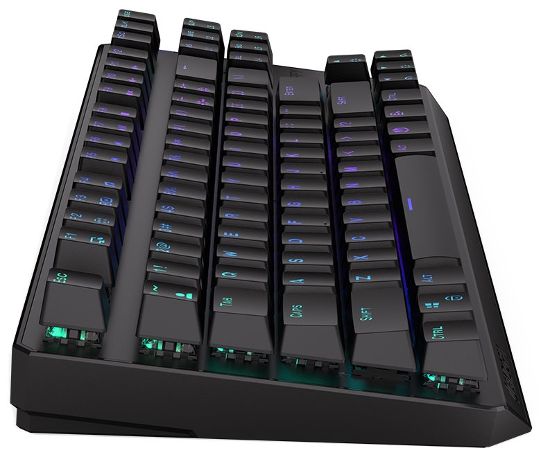 Endorfy herní klávesnice Thock TKL Wireless Black / RGB / black sw. / bezdrátová / mechanická / US layout / černá