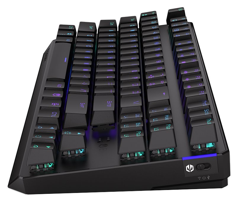 Endorfy herní klávesnice Thock TKL Wireless Black / RGB / black sw. / bezdrátová / mechanická / US layout / černá