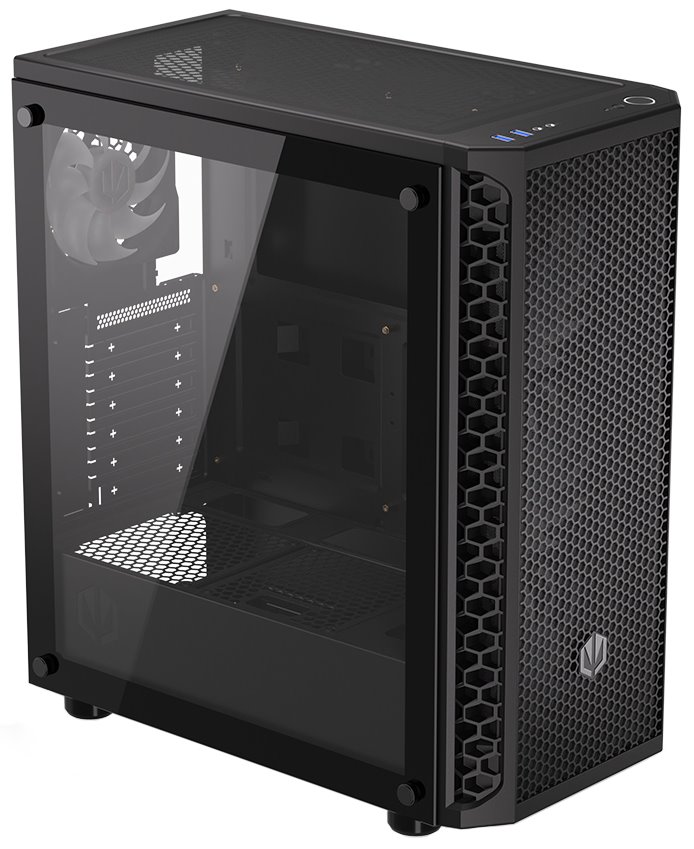POŠKOZENÝ OBAL - Endorfy skříň Signum 300 ARGB / 2xUSB 3.0 / 4x120mm fan PWM ARGB / mesh panel / tvrzené sklo / černá
