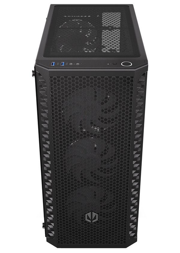 POŠKOZENÝ OBAL - Endorfy skříň Signum 300 ARGB / 2xUSB 3.0 / 4x120mm fan PWM ARGB / mesh panel / tvrzené sklo / černá