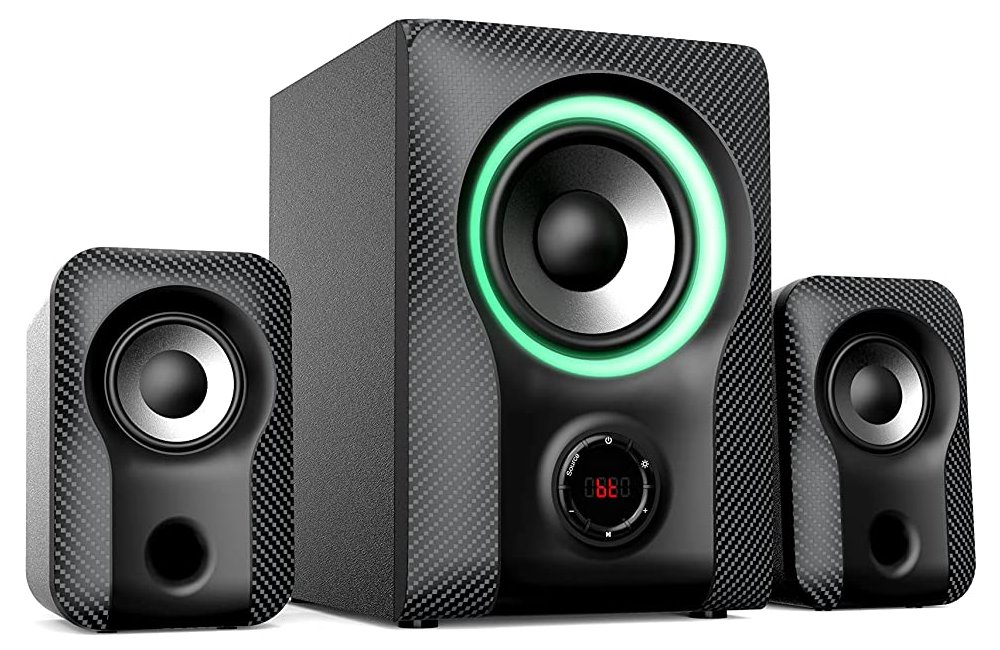 FENDA F&D repro F590X/ 2.1/ 60W/ černé/ RGB/ BT5.3/ USB přehrávání/ dálkové ovládání