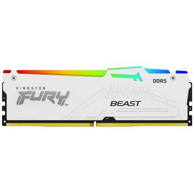 KINGSTON FURY Beast White RGB EXPO 64GB DDR5 5600MT/s / CL36 / DIMM / Kit 2x 32GB