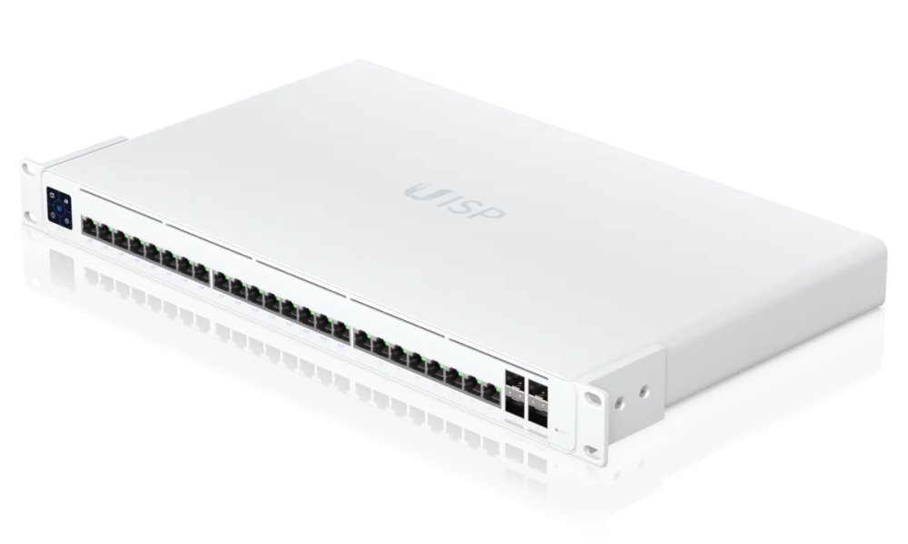 Ubiquiti UISP Switch Pro - 24x GbE, 4x SFP+, 16x PoE Out 27V (PoE budget 220 W)