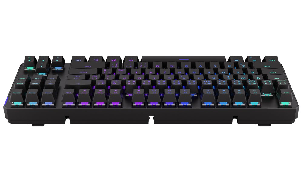 Endorfy herní klávesnice Thock TKL Wireless Black / RGB / black sw. / bezdrátová / mechanická / CZ/SK layout / černá