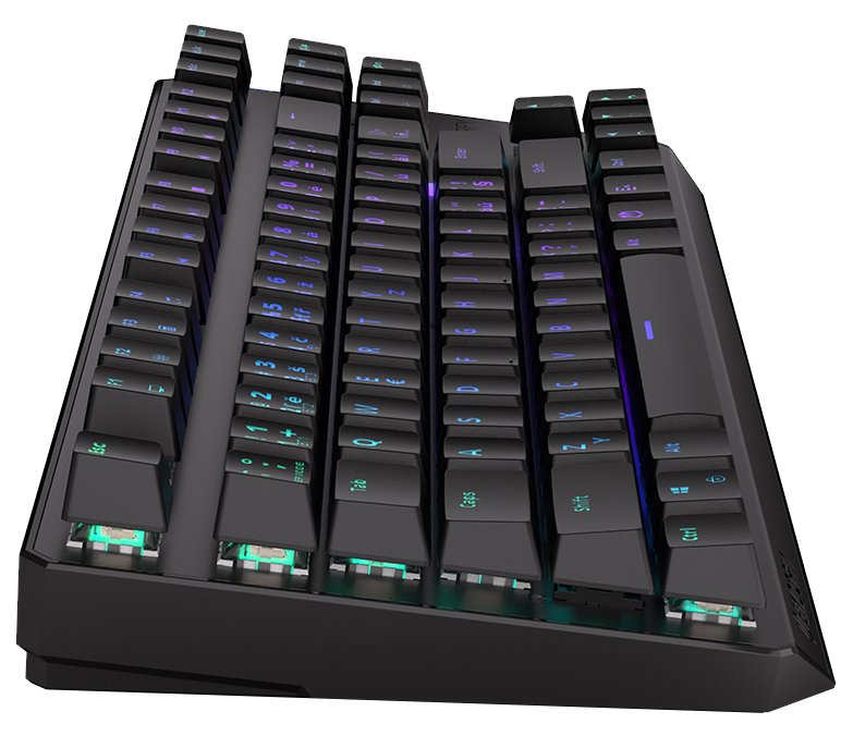 Endorfy herní klávesnice Thock TKL Wireless Black / RGB / black sw. / bezdrátová / mechanická / CZ/SK layout / černá
