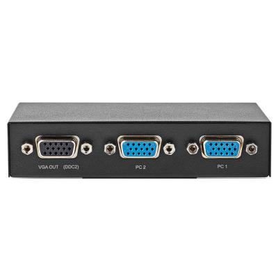 NEDIS VGA přepínač/ 2x VGA vstup/ 1x VGA výstup/ rozlišení 2560x1600/ černý/ BOX