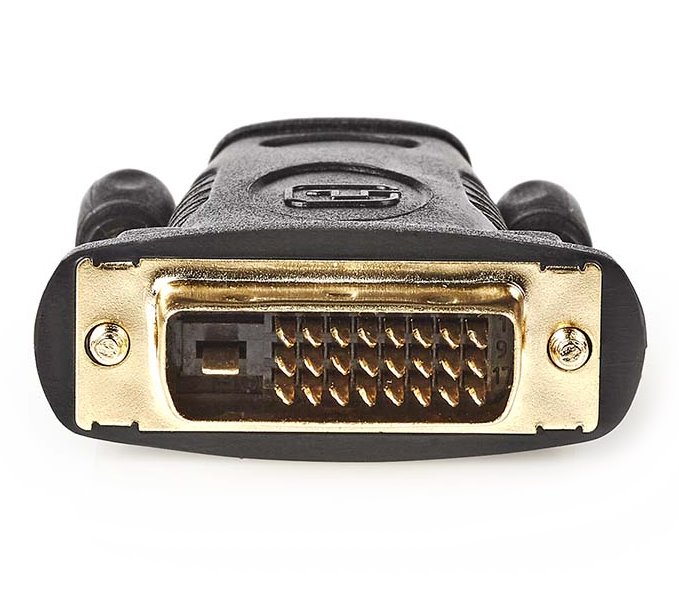 NEDIS adaptér DVI - HDMI/ konektory DVI zástrčka - HDMI zásuvka/ černý/ box