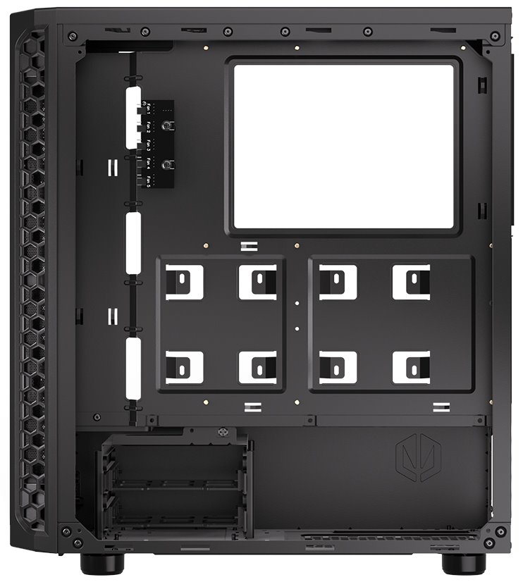 POŠKOZENÝ OBAL - Endorfy skříň Signum 300 Core / 2xUSB / 2x120mm fan PWM / mesh panel / tvrzené sklo / černá