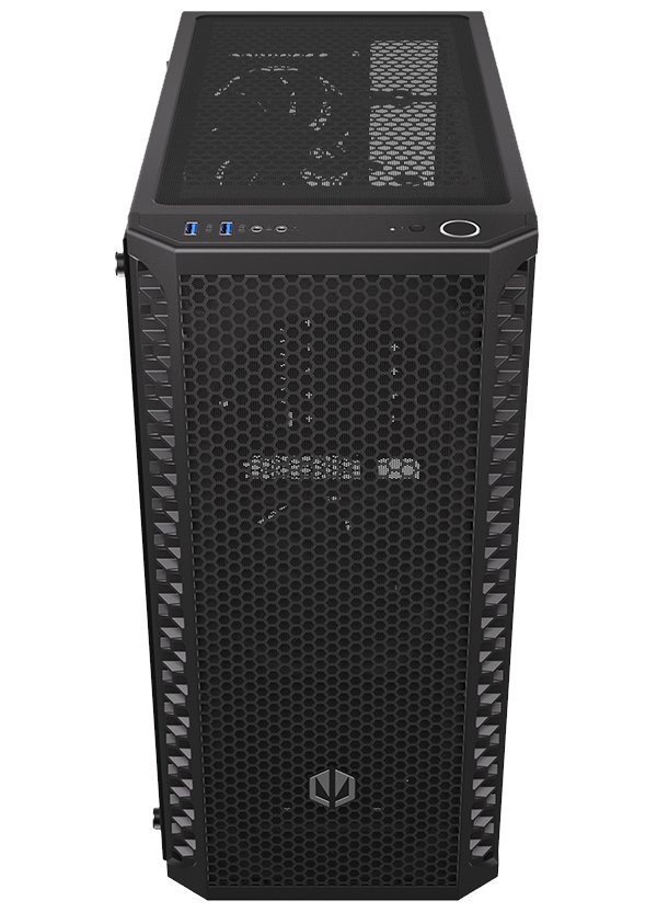 POŠKOZENÝ OBAL - Endorfy skříň Signum 300 Core / 2xUSB / 2x120mm fan PWM / mesh panel / tvrzené sklo / černá