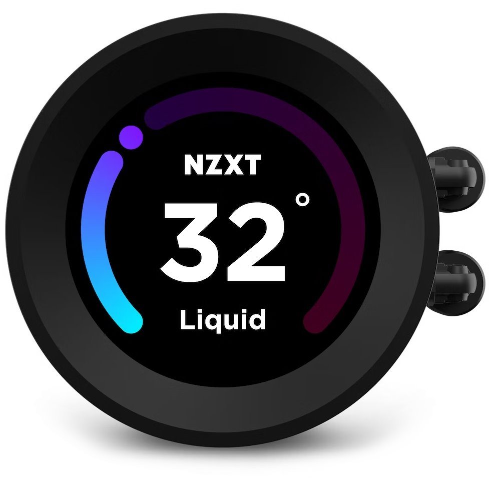 NZXT vodní chladič Kraken 280 ELITE / 2x140mm fan / 4-pin PWM / LCD disp. / 6 let