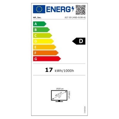 HP E27 G5 27"/ 1920x1080/ IPS/ 5ms/ 300 cd/m2/ DP/ HDMI/ USB/ PIVOT/ VESA/ černo-stříbrný