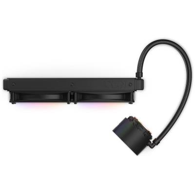 NZXT vodní chladič Kraken 280 ELITE RGB / 2x140mm RGB fan / 4-pin PWM / LCD disp. / 6 let