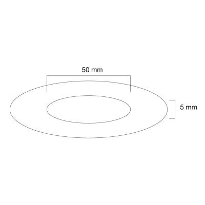 Neomounts  FPMA-CRW5HM / Ceiling cover for FPMA-C100 & FPMA-C100SILVER, 50 mm / White