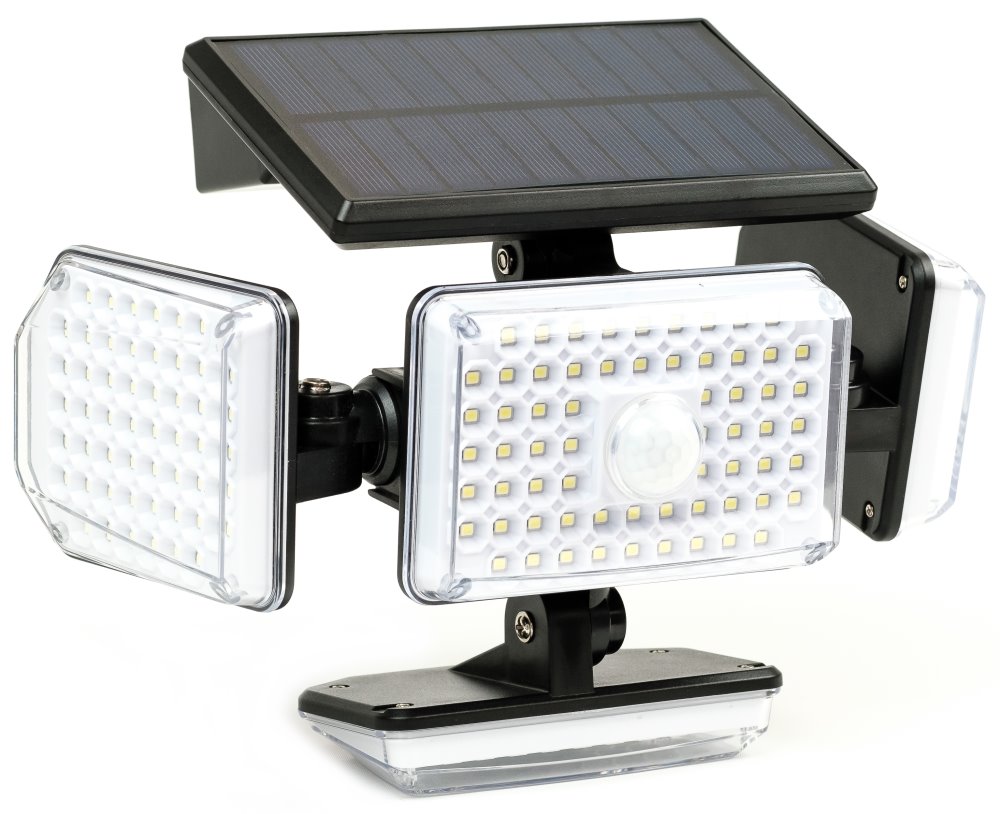 IMMAX CLOVER venkovní solární nástěnné LED osvětlení s PIR čidlem, 5W