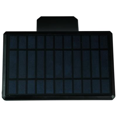 IMMAX WING venkovní solární nástěnné LED osvětlení s PIR čidlem, černé, 4W