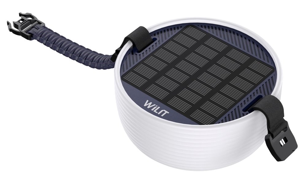 IMMAX solární kempingová lampička s integrovaným RGB LED světelným řetězem/ 10W/ IP65/ USB-C