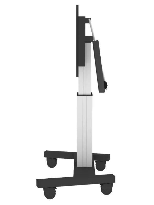 Neomounts  PLASMA-M2500TSILVER / Motorised Mobile Floor Stand (90° tilt) - VESA 200x200 up to 800x600 / Silver