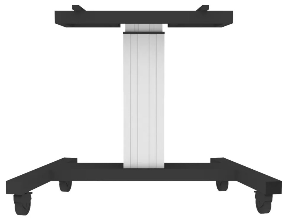 Neomounts  PLASMA-M2500TSILVER / Motorised Mobile Floor Stand (90° tilt) - VESA 200x200 up to 800x600 / Silver