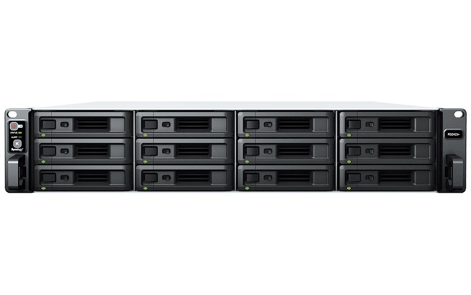 Synology RS2423+   12x SATA, 8GB RAM, 2x USB 3.2, 2x GbE,1x 10GbE, 1x PCIe