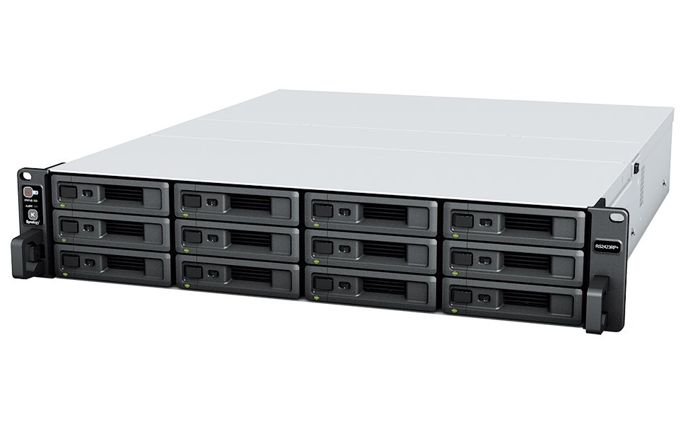 Synology RS2423RP+   12x SATA, 8GB RAM, 2x USB 3.2, 2x GbE,1x 10GbE, 1x PCIe