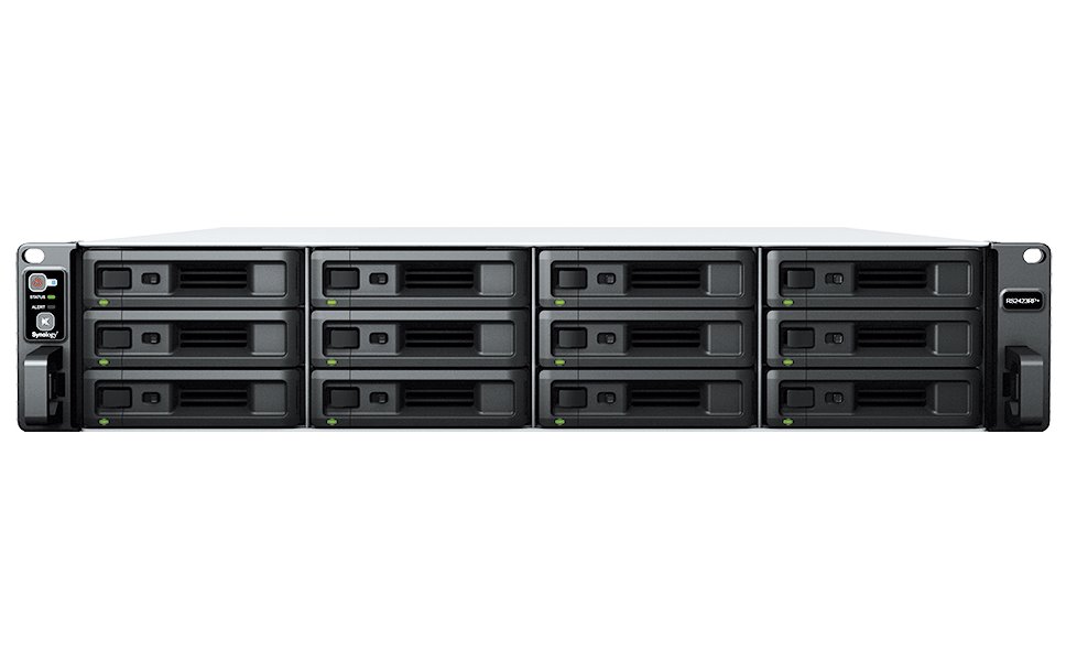 Synology RS2423RP+   12x SATA, 8GB RAM, 2x USB 3.2, 2x GbE,1x 10GbE, 1x PCIe
