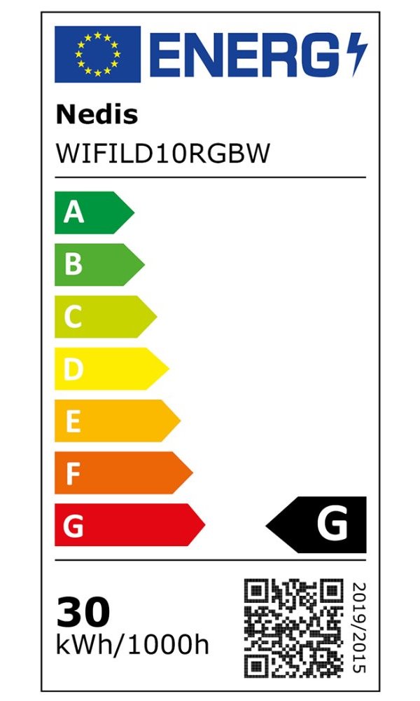 NEDIS Wi-Fi chytré světlo Mood light/ Tube/ 600 lm/ RGBIC/ teplá až studená bílá/ 2700 - 6500 K/ 36 W/ kov