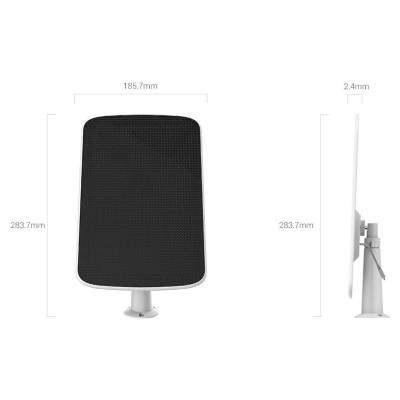 EZVIZ solární panel E/ 6,18W/ IP65/ USB-C/ kompatibilní s EB8 4G/ černý