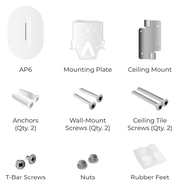 ALTA AP6 - Wi-Fi 6 AP, 2.4/5GHz, až 3 Gbps, Cloud Mgmt, Content Filtering, 1x Gbit RJ45, PoE+