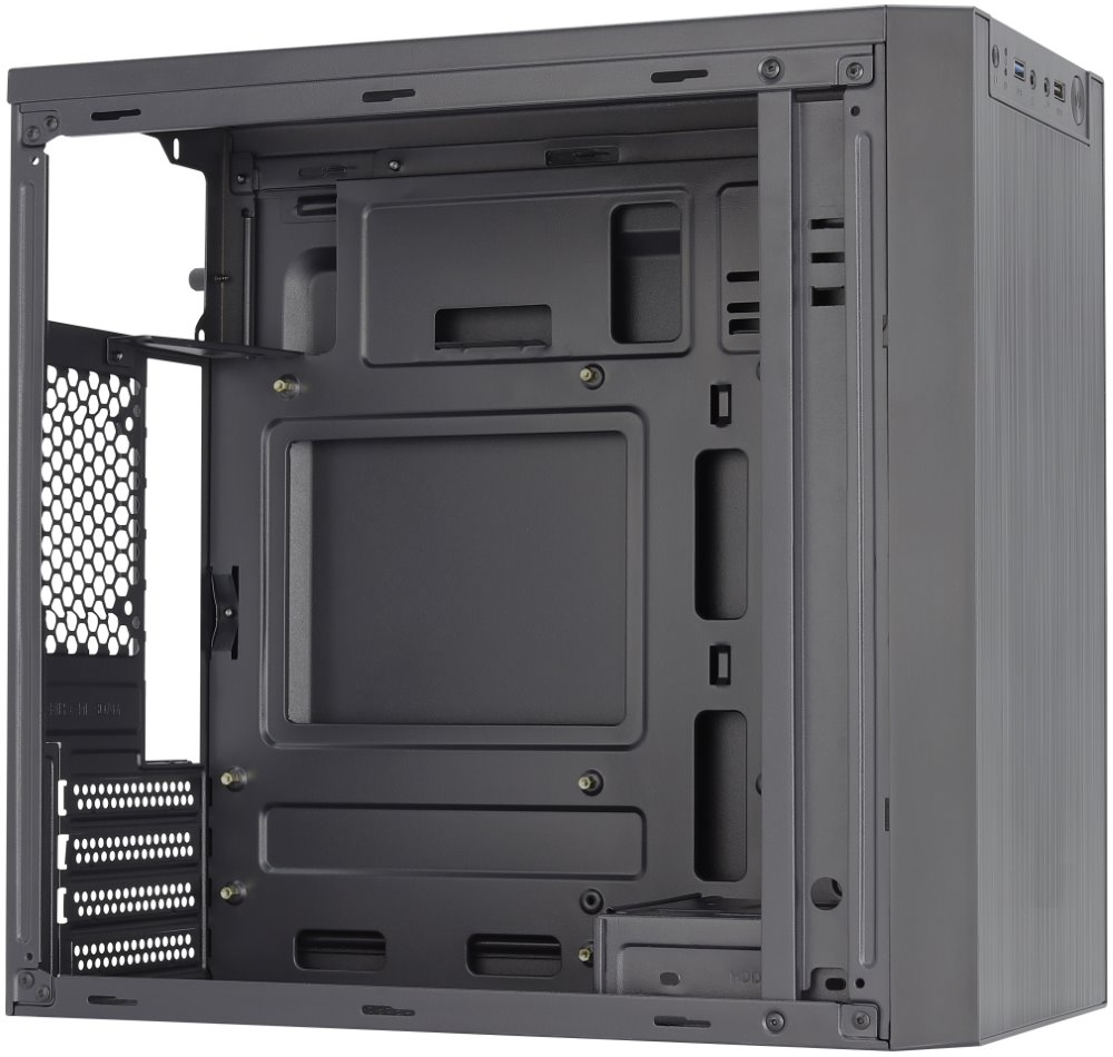 EUROCASE MicroT MC X108 / bez zdroje / 1 x USB 2.0 / 1x USB 3.0  / černá