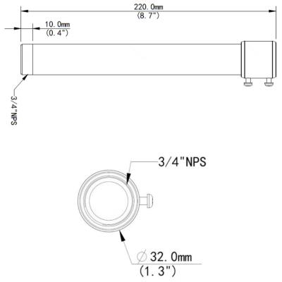 Uniarch by Uniview držák pro kameru TR-SE24-IN/ kompatibilní s kamerami IPC-P413