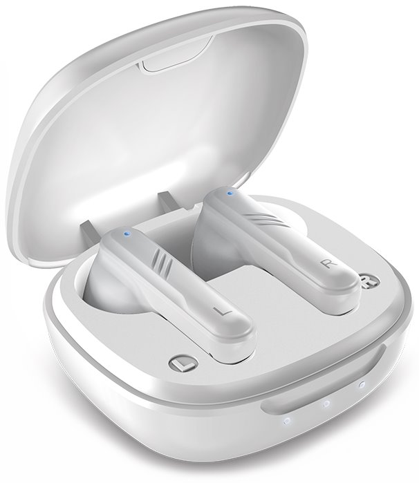 GENIUS bezdrátový headset TWS HS-M905BT White/ Bluetooth 5.3/ USB-C nabíjení/ bílé